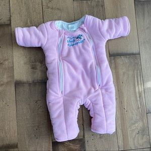 Baby Merlin's Magic Sleepsuit Pink Cotton Large L